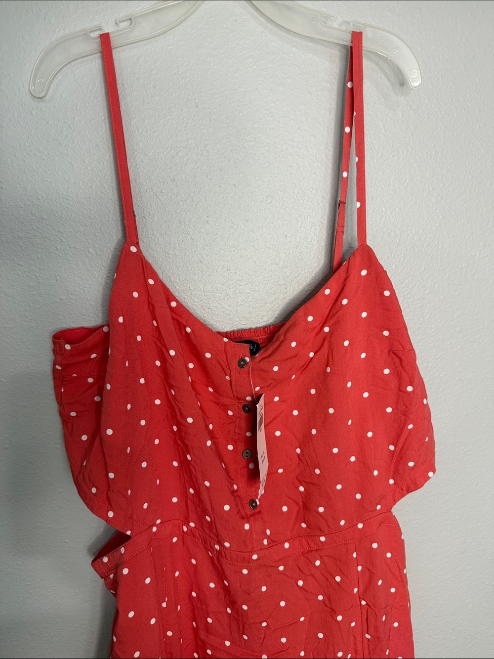 NWT Abercrombie maxi dress Coral Large